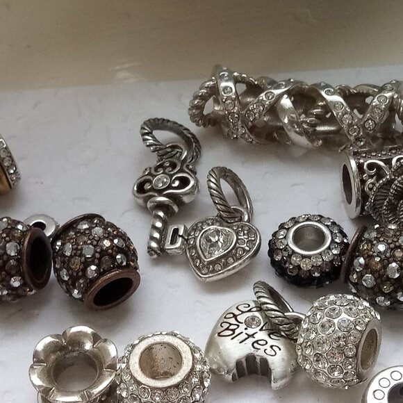 Brighton huge lot of over 40  charms beads and slider - Picture 10 of 16